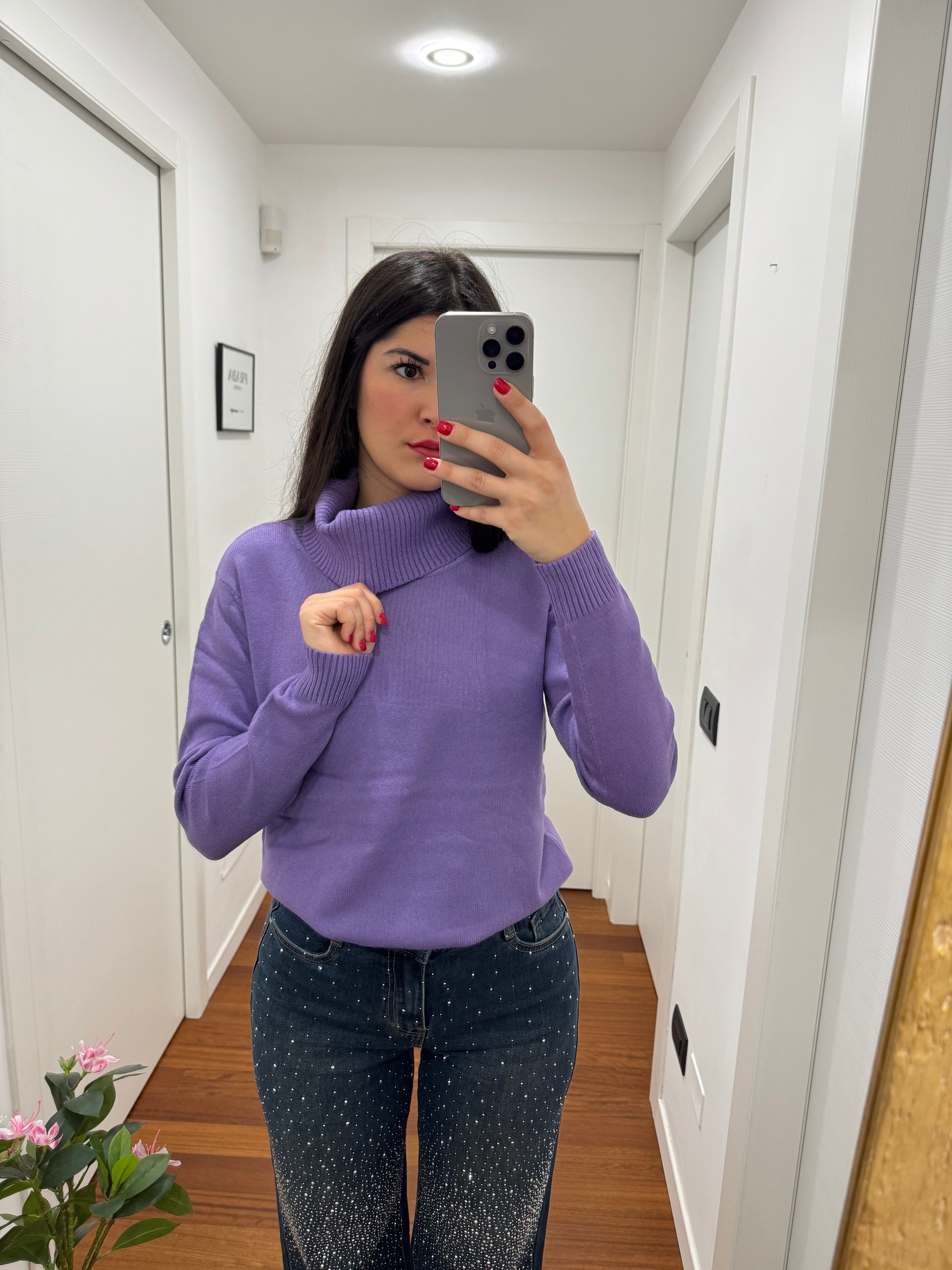Maglia collo alto